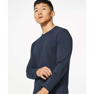 Lululemon 5 Year Basic Long Sleeve Mens sz medium navy blue
